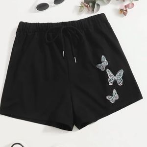 SHEIN 4xl butterfly lounge shorts